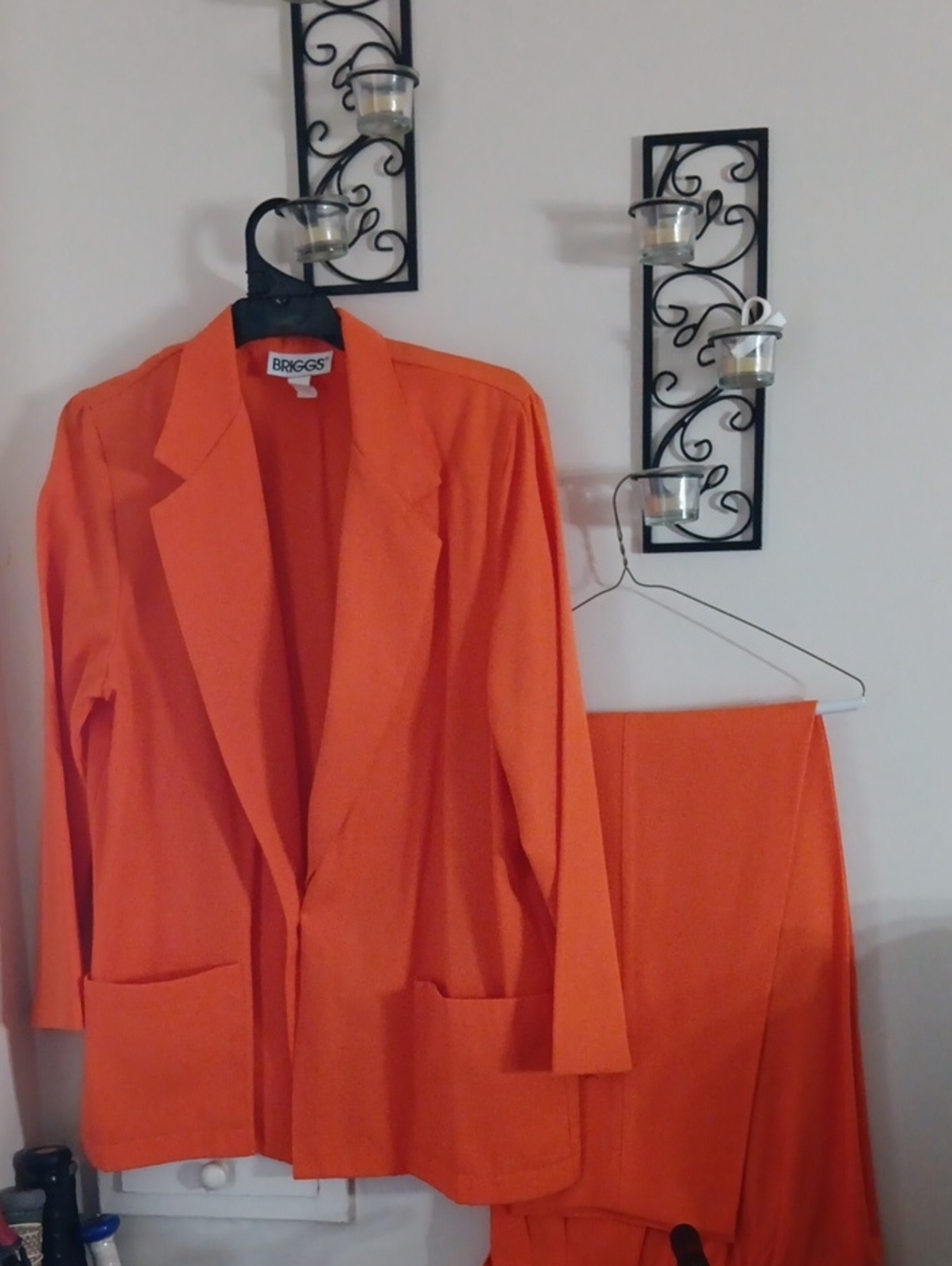 Briggs New York Orange Women's Blouse